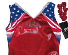 Gk Elite Us Team Usa Leotard Bodysuit Olympics Hologram Mystique New Women Am M