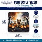 Caroline s Treasures Norfolk Terrier Spooky Halloween Foam Coasters Dac2048fc