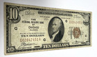 1929  10 Federal Reserve National Banknote Chicago Illinois Nice