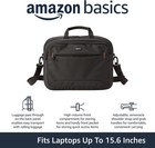 New Black      Amazon Basics 15 6  Tablet   Laptop Bag         Shoulder Carry Case