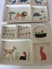 Love Mae Divided Bamboo Plate Woodland Animals Safari