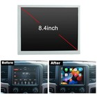 8 4  For 2013-2018 Dodge Ram 1500 2500 3500 Android 15 Carplay Gps Stereo Radio