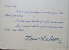 Trow Sebree Air Mail Pilot Signed 1929 Mail Card - Pittsburgh Cleveland Airmail