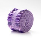 18-pc It s All Purple Jelly Roll 2 5  Pre-cut 100  Cotton Fabric Quilting Strips