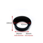 2pcs Inner Dia  30mm Rubber Eye Guards For 29-31mm Microscope Telescope Eyepiece