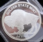 1troy Ounce 999 Fine Silver Liberty Indian Head Buffalo Coin Plastic Pouch