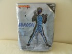Dragon Child Costume Spooktacular Creations Black Blue White Size S 5-7yrs New