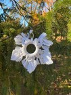 Macrame Set 2 Christmas Ornaments Hanging For Christmas Tree - Snow Rings