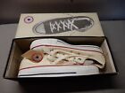 Nos Vintage Converse All Star Low Chuck Taylor Unbleach Made In Usa Men   s Size 7