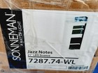 Sonneman 7287 74-wl Jazz Notes 21  Led Wall Scone In Textured Gray  new Nice 