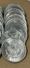 1921 Morgan Silver Dollar P D S Au   Unc Lot Of 5 90  Mixed Bullion Mint Marks