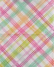 Colorful Brush Stroke Cross Line Vinyl Flannel Back Tablecloth Var Size Elrene