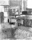 Chicago No 3 11x14 Original Charcoal Drawing Home Interior Art On Paper