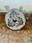 24   Viking Wooden Shield Medieval Round Battle Armor Heavy Norse Ready Warrior