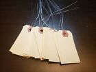 Size 1 Manila Inventory Shipping Hang Tags With Wire 2 3 4  X 1 3 8  Wired Tags
