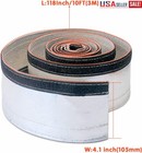 3 4 -10ft Car Heat Shroud  Aluminized Sleeving Insulated Shield Sleeve Fuel Line