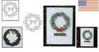 Elegant Holly Leaves Wreath Metal Cutting Die For Scrapbooking   Cardmaking