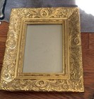 Gorgeous Vintage Gold Ornate Italian Style 5 X 7 Photo Picture Frame Scroll Leaf