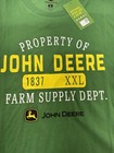 John Deere Men s Xl Green Graphic T-shirt Farm Supply Dept  Agriculture Theme
