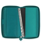 Filofax Saffiano Personal Compact Zip Organizer Aquamarine  - 022536