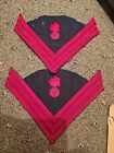 Us Indian Wars Era Regimental Ordnance Sergeant Rank Patch Chevron Pair