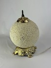 Vintage Snowball Lucite Table Lamp Duralastic 1960 s Color Changing Globe Mcm