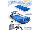 Cherimor Inflatable Toddler Travel Bed With Safety Bumpers Blue