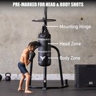 Kids Boxing Punching Bag Set - 2 5ft Heavy Boxing Bag  6oz Gloves  Reflex Bal   