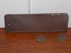 Vintage Cast Iron 1924a Raised Letter Sign
