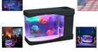 Mini Artificial Fish Tank Led Light With Bubbles For Kids And Adults