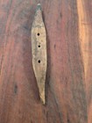 Rare Old Vintage Wooden Unique Hand Weaving Loom Textile Boat Shuttle