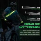 Adjustable Bright Yellow Durable Reflective Belt  High-visibility Waterproof