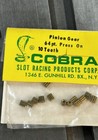 Qty 1 Cobra Slot Racing Car Brass Pinion Gear 64 Pitch 10 Teeth 1 95mm Bore