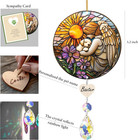 Loss Of Dog Sympathy Gift - Personalized Dog Memorial Suncatcher  Pet Loss Cryst