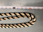 Green   White Cotton-rope Lunge Line For Horses