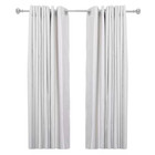 28 In -48 In  Adjustable Decorative Single Curtain Rod-3 4 In  Dia Rod In Nickel