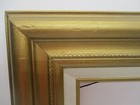Vtg  Wide Solid Wood Picture art Frame Fits 8  X 10  Measures 15 1 4  X 17 1 4 