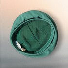 Vintage Girl Scout Green Beret Hat Size M Medium With Original Box 