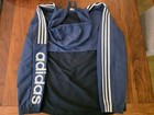 Adidas Men   s Blue black Colorblock Full-zip Track Jacket  Size M