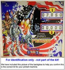 1976 Gottlieb Pioneer Pinball Machine Rubber Ring Kit