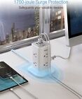 Tower Power Strip 8 Outlets 3 Usb Ports 6ft Extension Cord Surge Protector