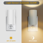 Led Night Lights - Sensor Dusk To Dawn  0-100 Lm Dimmable  Soft White  Modern Fo