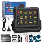 Wireless Rgb 12 Gang Switch Panel circuit Control Relay System Box For Off Road