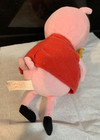 Plush Peppa Pig With Bear Ty Beanie Baby 6  Tall Stuffed Toy 2015