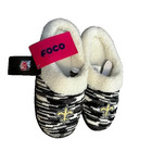 Nfl New Orleans Saints Sherpa Lined Colorblend Cup Sole Cozy Slippers  5 6 Nib