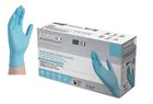 10 Boxes Of 100 Ammex Blue Nitrile Exam Gloves Latex And Powder Free  Medium