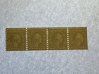 Scott   446 Strip Of 4 W small Nick 1 Stamp  2024 Scott Catalogue Value   850 00