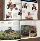 6 Vintage Tractor   Combine Brochures Catalogs Vg Jd Case Ih Allis Gleaner