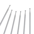  6 Pcs Ball Burr Set  3 32 Inch Shank Sphere Burs Jewelry 6 Pc 2 3mm Ball Burr
