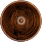 Premium 5qt Walnut Wood Mixing Bowl     Compatible With 4 5-5 Qt Tilt-head